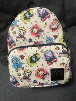 Loungefly Villains Tattoo Art Mini-Backpack