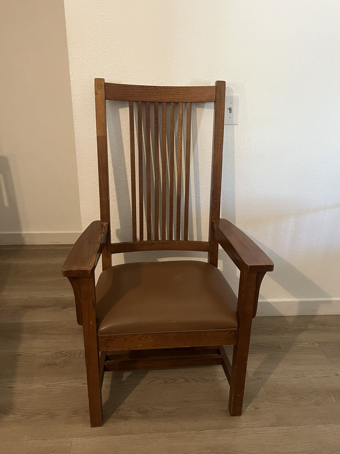 Set Of Heavy Real Wood Chairs