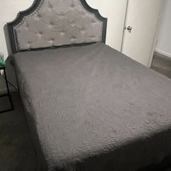 Queen Bed With Pillow Mattress With Dresser 