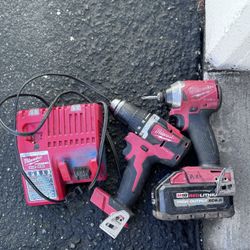 Milwaukee Drill And Impact 