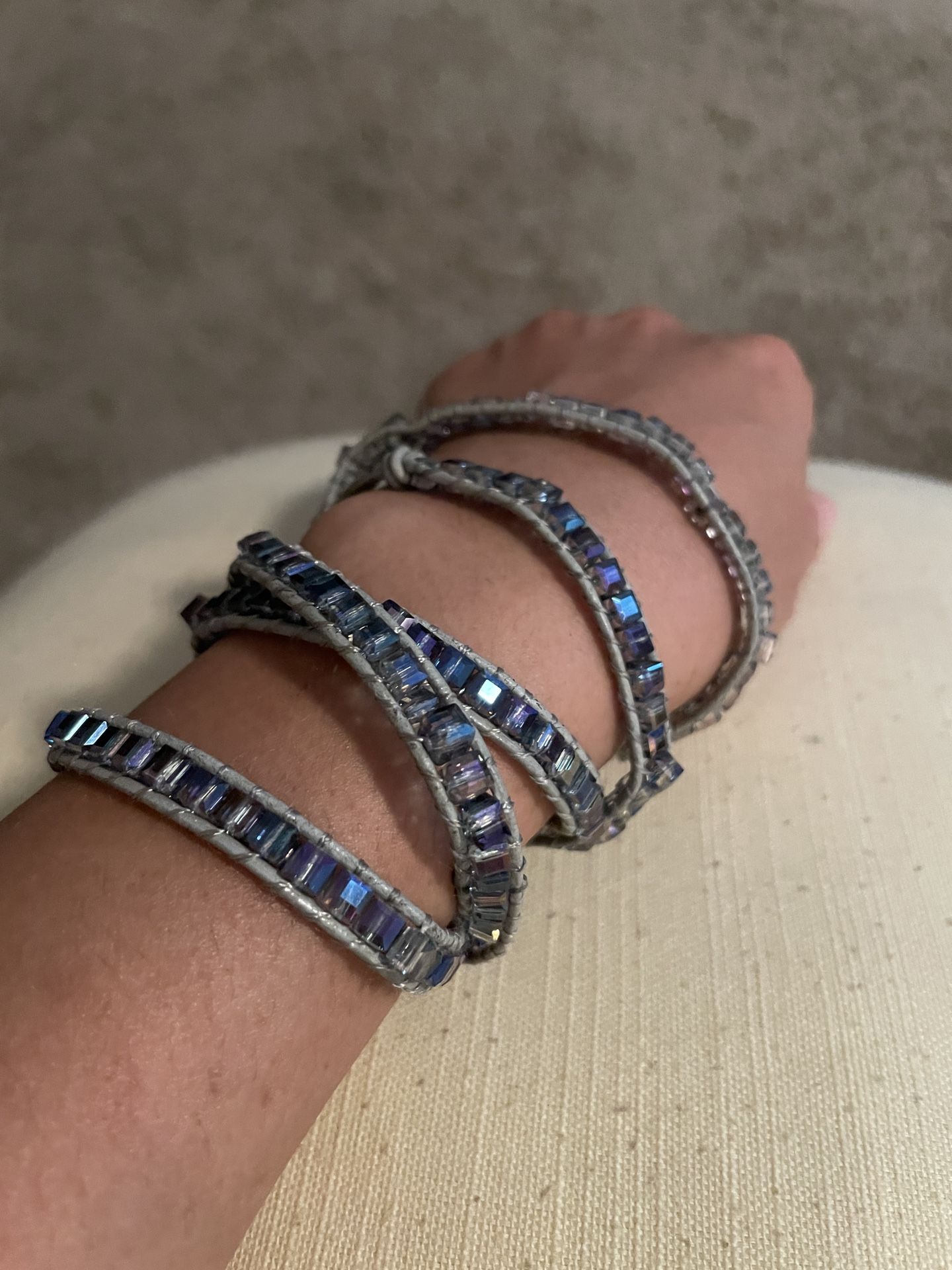 Handmade Leather Cord Beads For Necklace And Bracelet