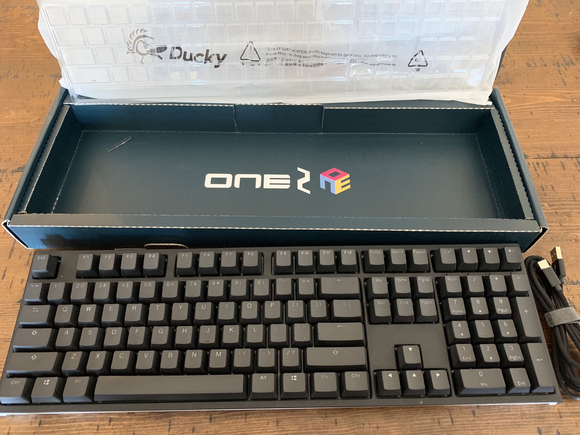 Ducky One 2 keyboard with Cherry Silver switches