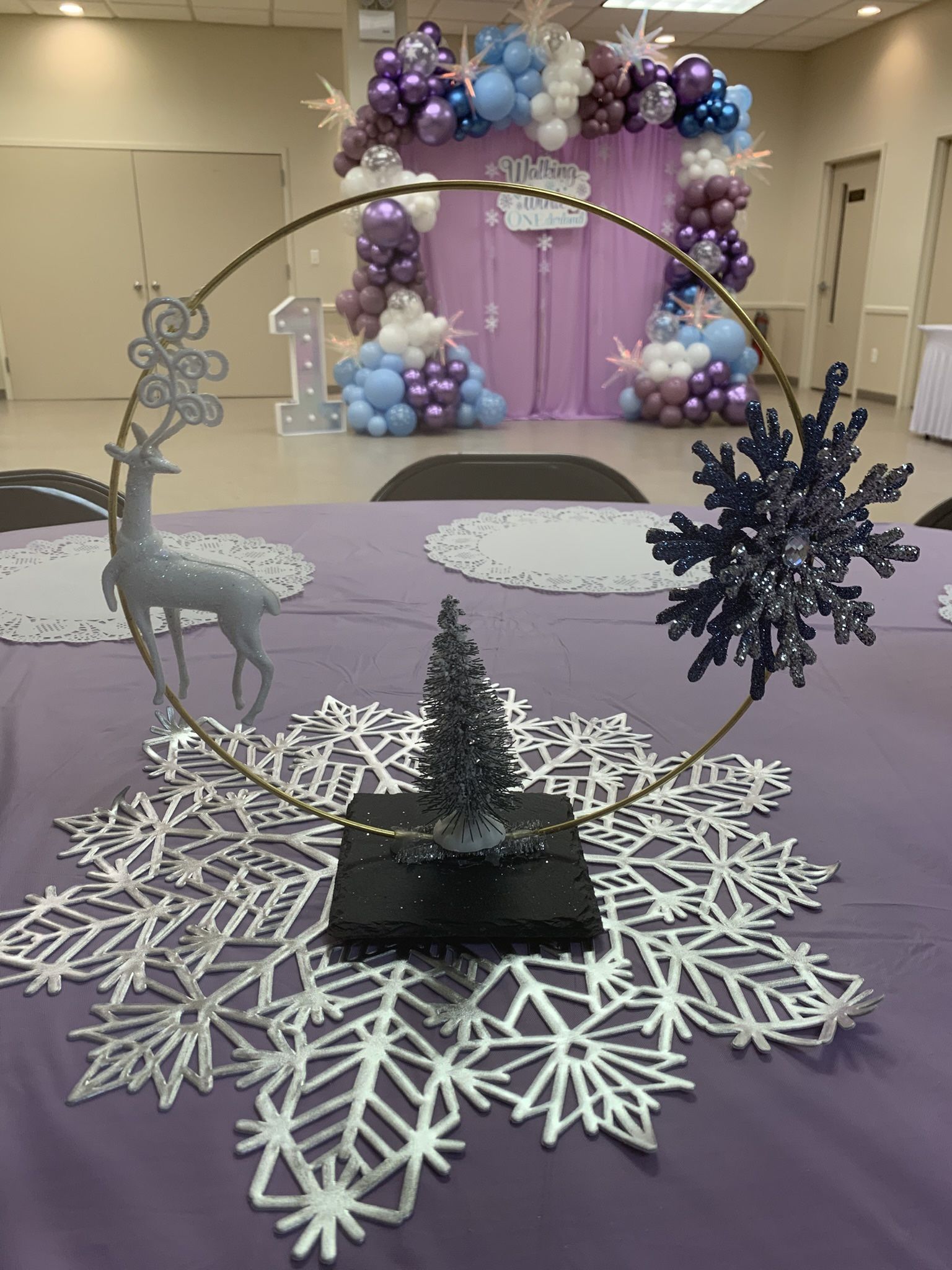 Winter Wonderland Centerpieces