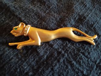 Vintage Panther Brooch by Jackie Collins