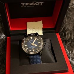 Blue face tissot