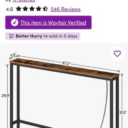 Console Table/ Entryway Table