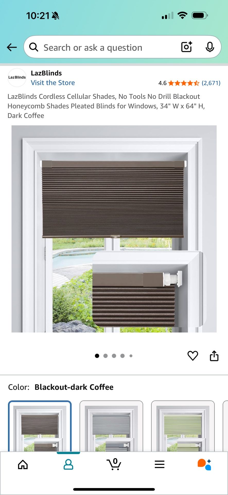 No Drill Blackout Shades 