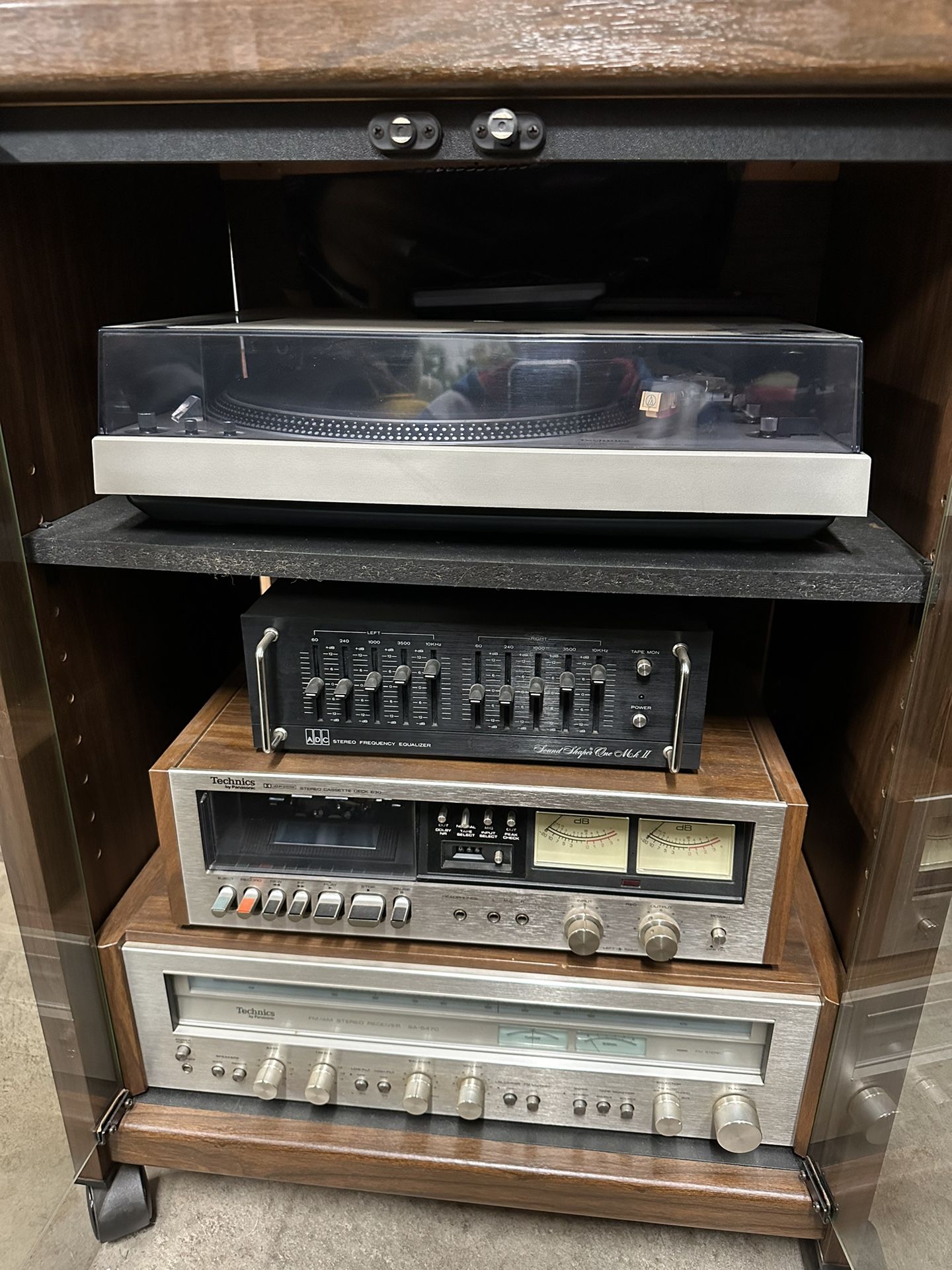 Vintage Technics Pioneer Stereo System