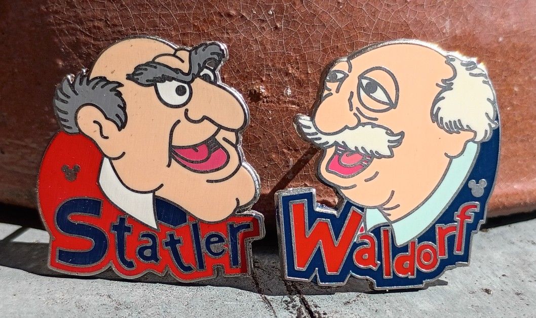 Disney Muppets Pin Pair (Statler/Waldorf)