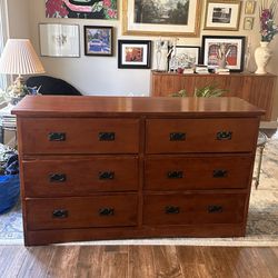 Large Wood Dresser