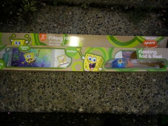 Spongebob Fishing Pole and tackle box for Sale in Lynnwood, WA