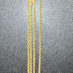 24K Pure Gold Chain