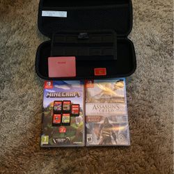 Nintendo Switch Games and Case