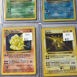 First Edition Shadowless Pokemon Cards