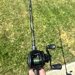 Abu Garcia Bait Casting Reel And 7ft Pole