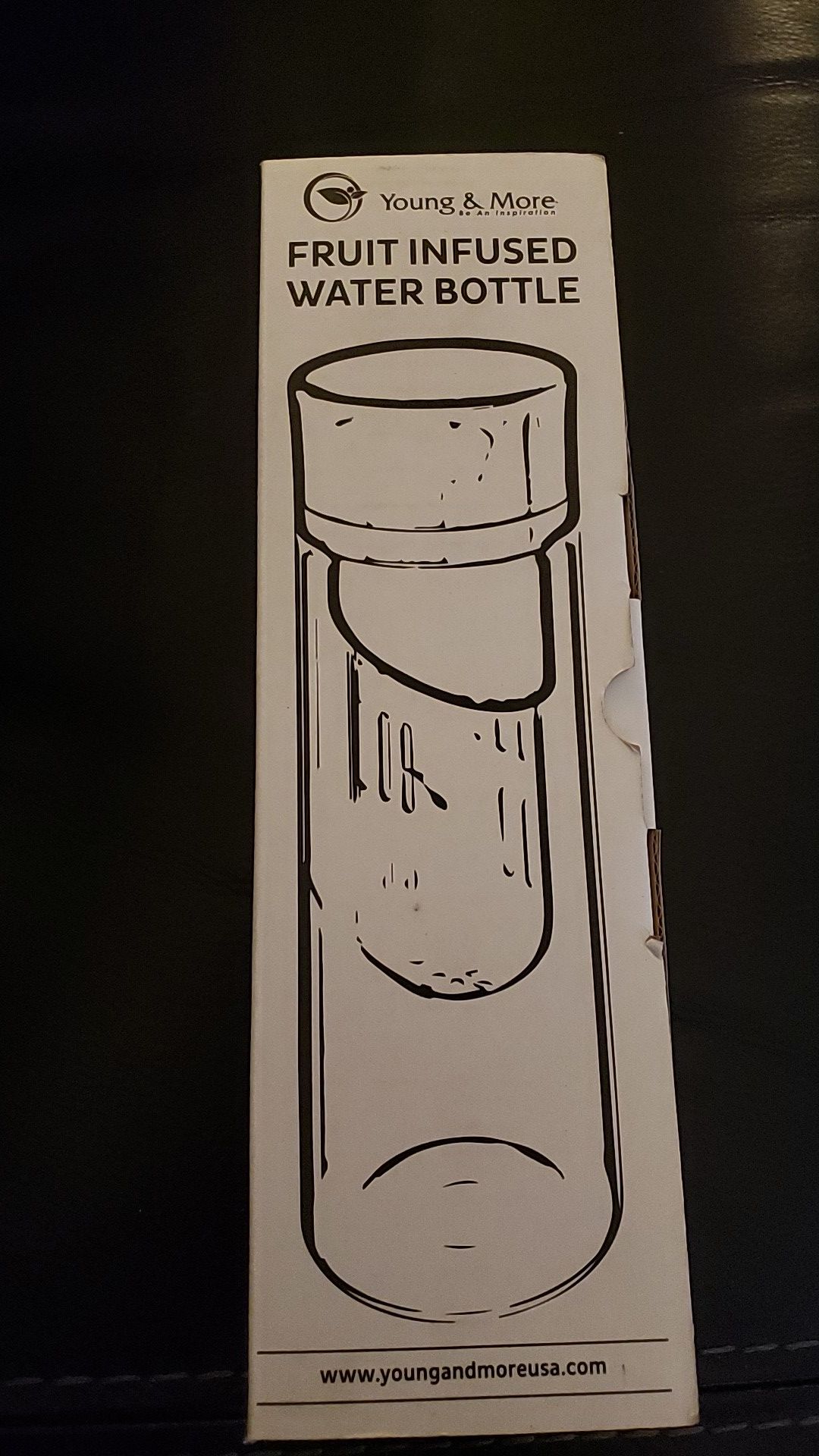 Fruit Infused Water Bottle BPA Free 24oz.