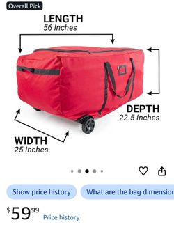 Heavy duty huge Christmas storage bag