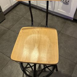 Pair Of Adjustable Bar Stools