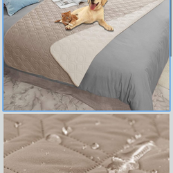 Ameritex Waterproof Dog Bed Cover Pet Blanket for Furniture Bed Couch Sofa Reversible