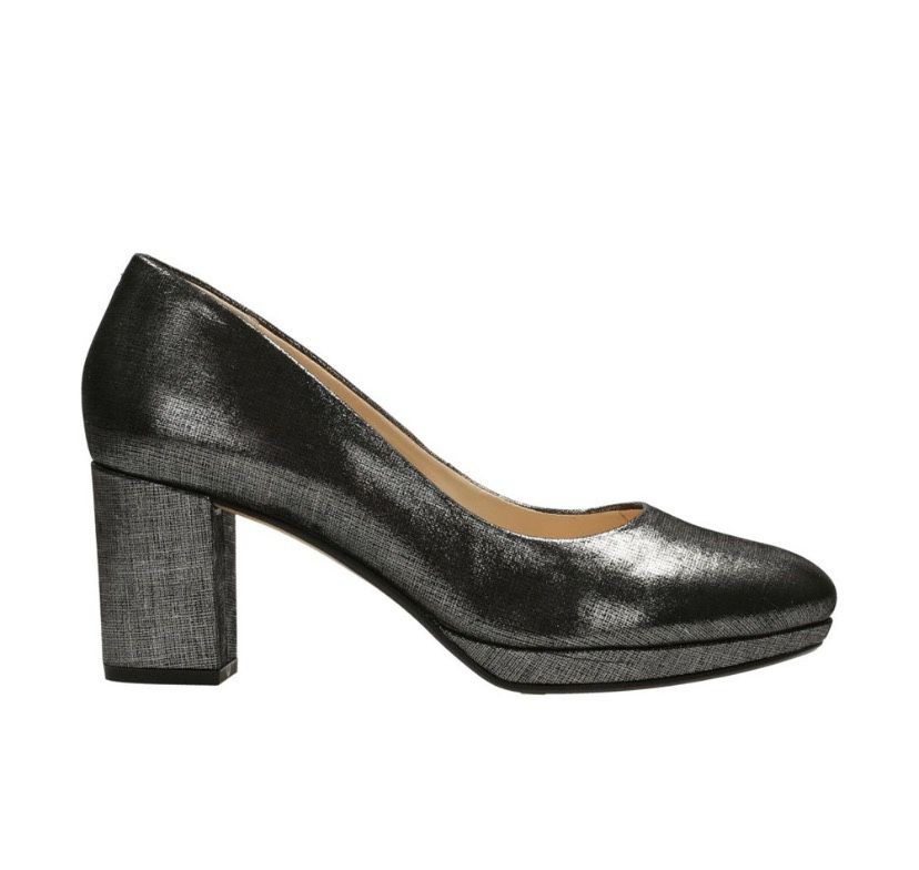 Clarks Women's Kelda Hope Pump Pewter Metallic
