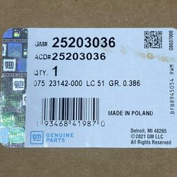 2018 Chevrolet Trac 1.4L L4 Turbocharged Valve Cover