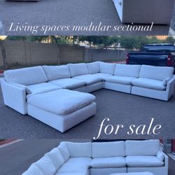 Living spaces Modular Cloud Style Sectional 
