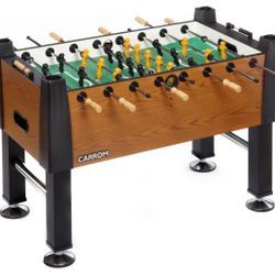 Carrom Burr Oak Signature Foodball Table (NIB)..Retail is $1100.. Blow-Out Sale