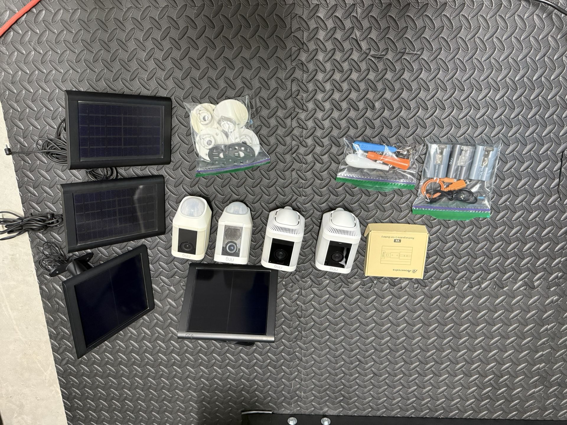 Ring Cameras with Solar Panels!