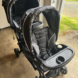 BabyTrend Sit N’ Stand Double Stroller