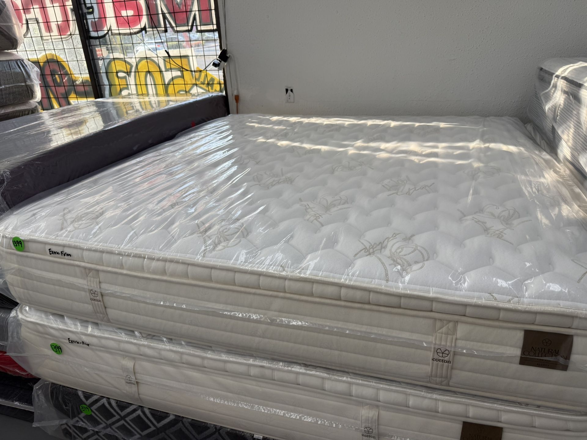 KING SIZE KING KOIL NATURAL COLLECTION (EXTRA-FIRM) MATTRESS & BOX SPRINGS BED SET