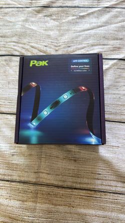 Pak App-Controlled RGB LED Strip Lights 2m