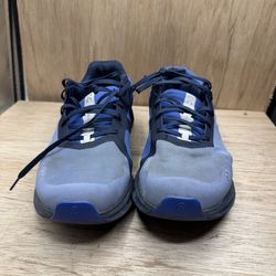 On Shoes Mens Size 11 Cloudrunner Shale Cobalt Mesh Athletic Running Sneakers
