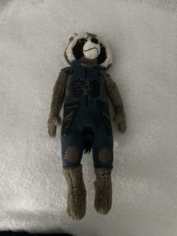 Disney Store Marvel Rocket Raccoon 18” Plush Guardians of the Galaxy Vol. 2 Used
