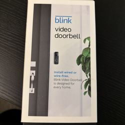 Blink video doorbell 