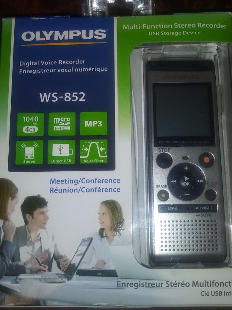 WS -852 OLYMPUS DIGITAL VOICE RECORDER