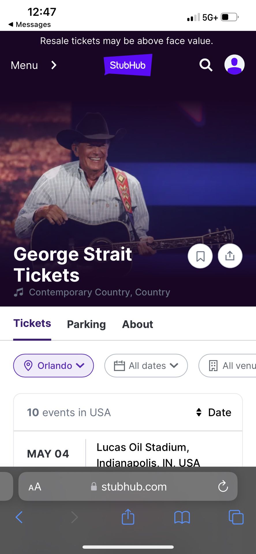 George Strait Concert Tickets Jacksonville 