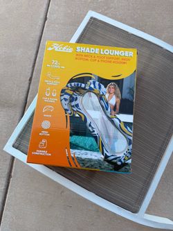 NEW Hobie 72” Shade Lounger Pool Float w/ Canopy