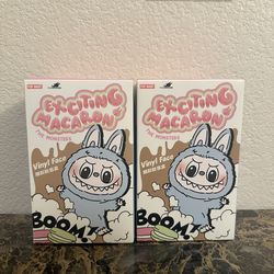 Pop Mart Labubu The Monsters Exciting Macaron Vinyl Plush Pendant Single Blind Box