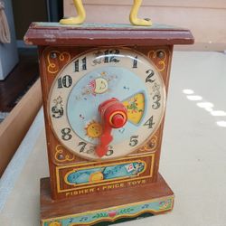 1962 C Fisher Price Teaching Clock