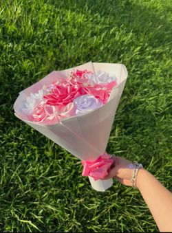 Pink mixed eternal bouquet