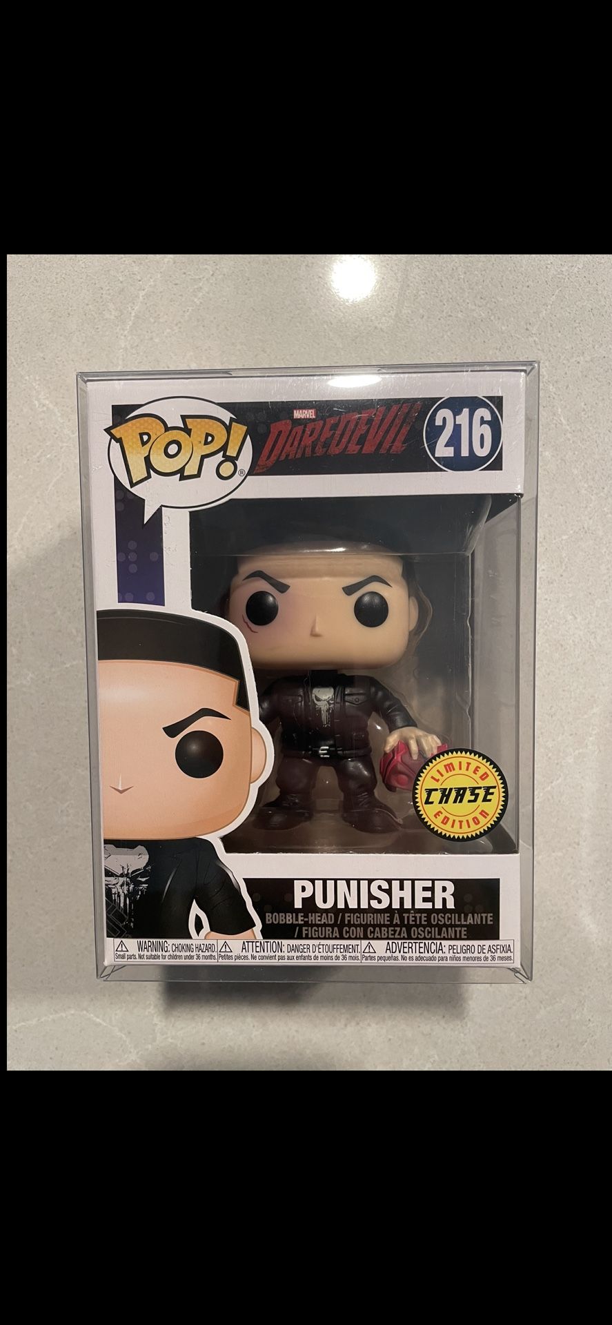 Punisher CHASE Funko Pop *MINT* Marvel Daredevil 216 with protector Frank Castle Matt Murdock