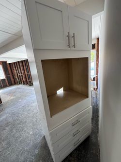 Cabinet for oven