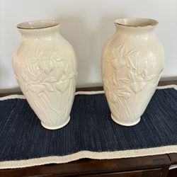2-15” Vintage Lenox Vases