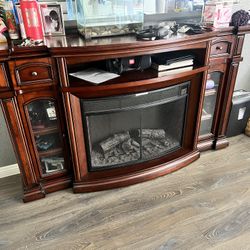 TV Stand With Heater.
