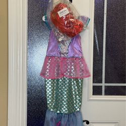 Girls Ariel costume with wig
