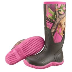 HISEA Women's Camo Rubber Rain Boots 9.5-10