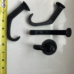 Cast iron railway hook set(4) pc