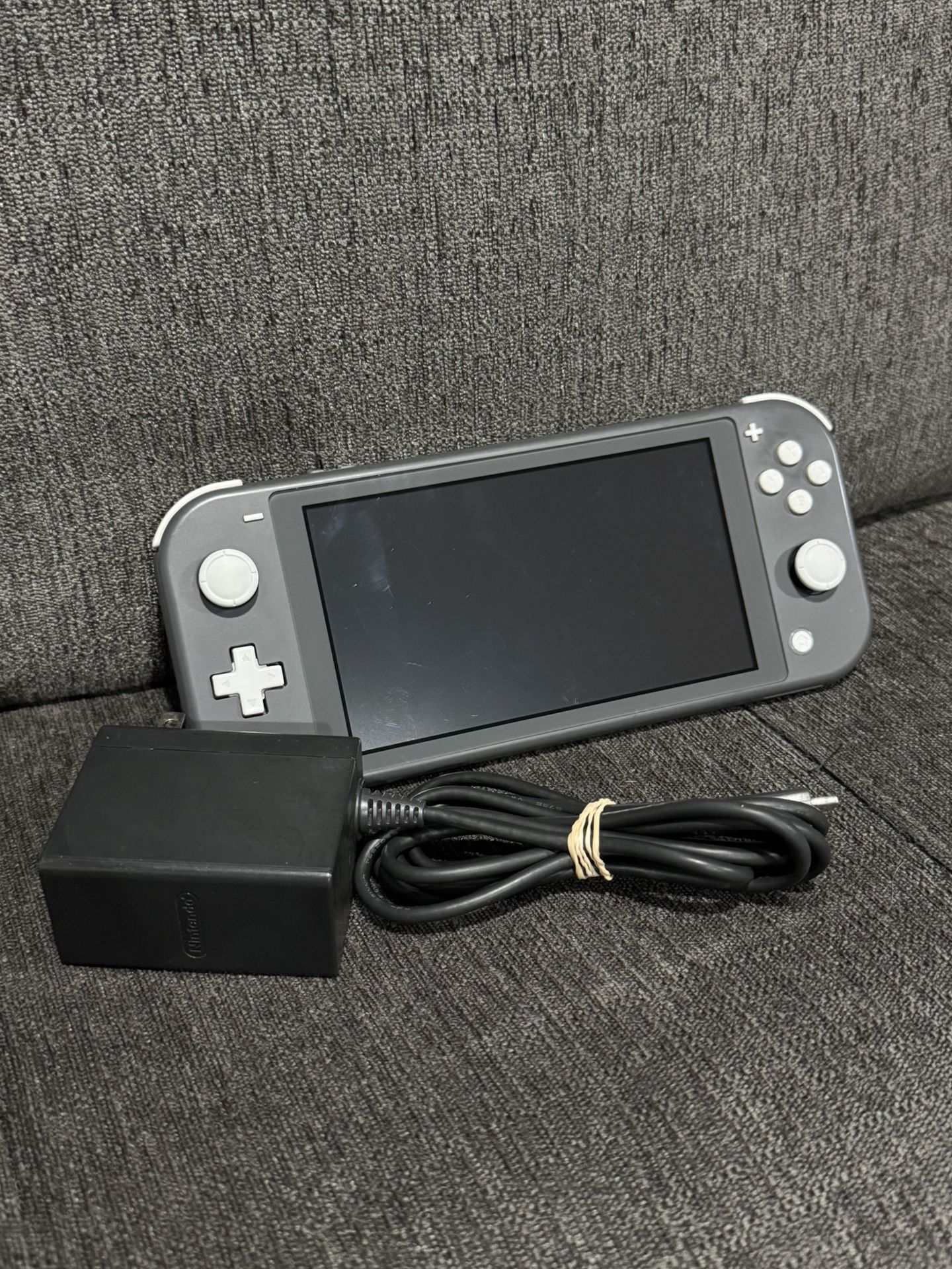 Nintendo Switch Lite Gray w/ Charger & SD Card