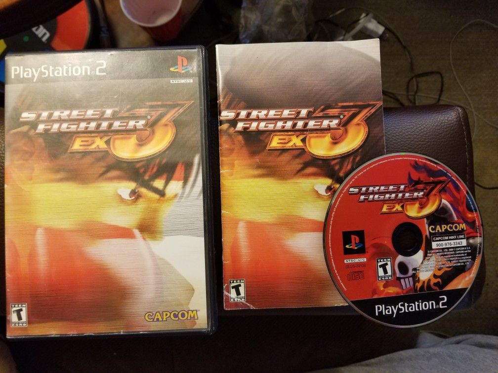 Street Fighter EX 3 PS2 *Rare title* Complete