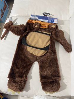 Ewok Pet Costume Dog Outfit With Hood & Ears - Jazwares